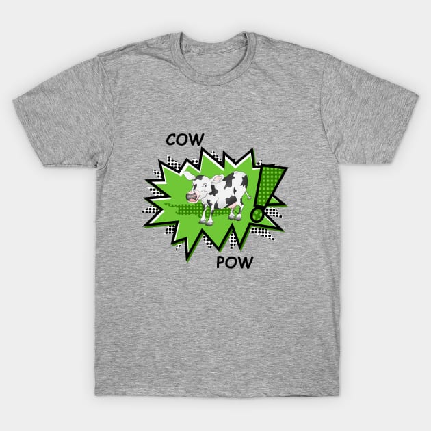 Cow Starburst T-Shirt by mailboxdisco